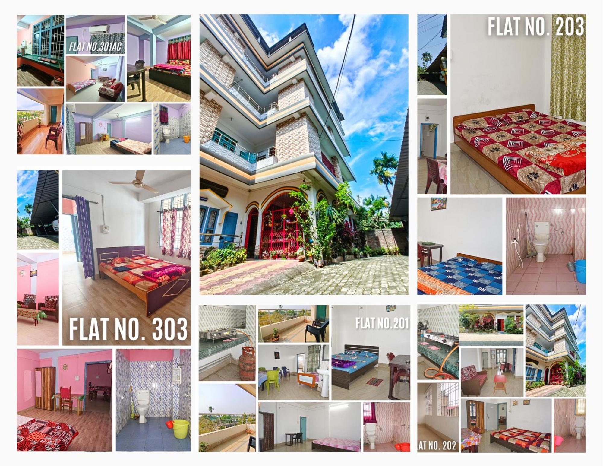 Taj Residency Holiday Homestay -Entire 1Bhk & 2Bhk Private Apartments -Call 767Ooo54Oo Jorhat Exterior photo